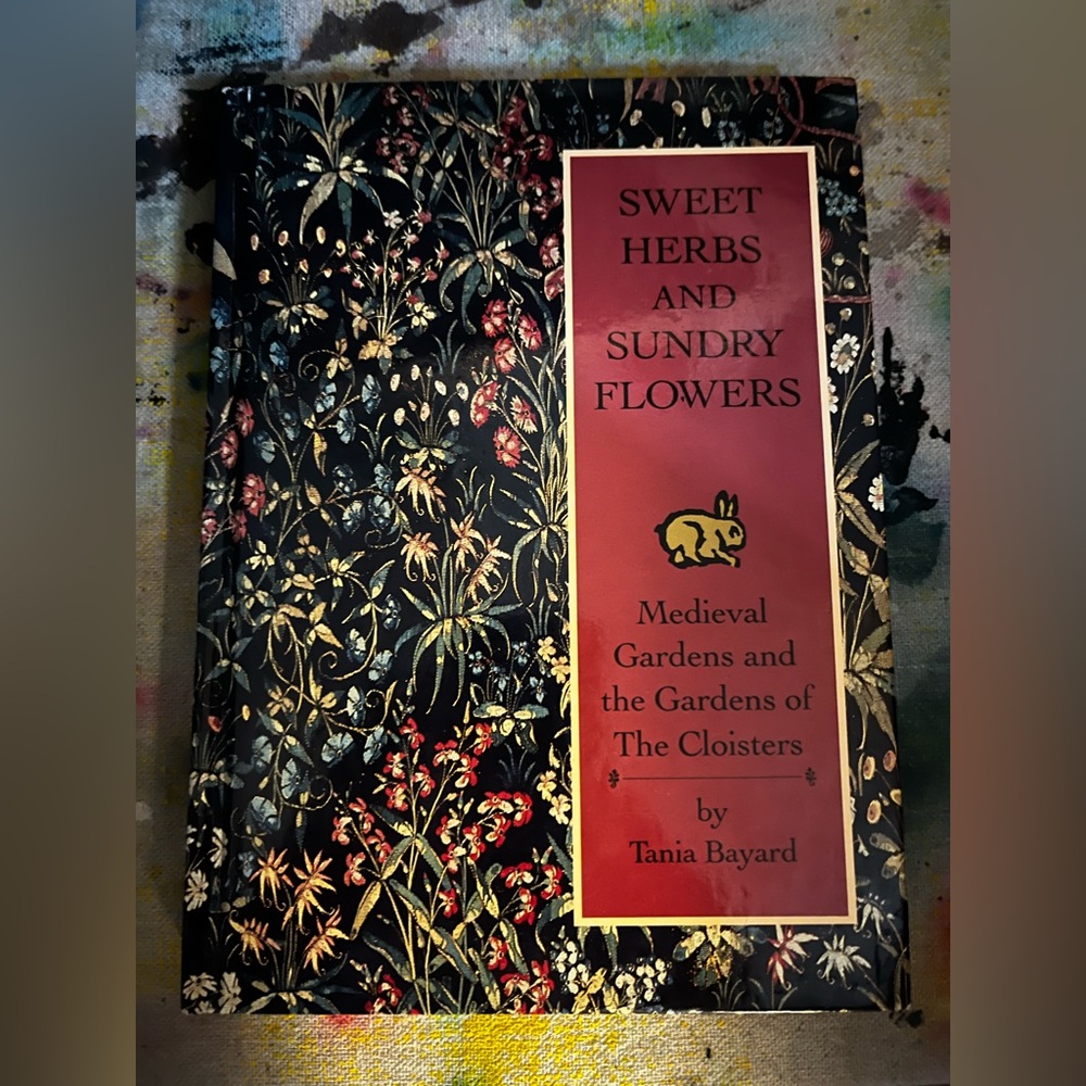 Floral Medieval Gardens Book by